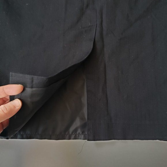 Bedo High Waist Black Classic Pencil Skirt with Slit - Picture 6 of 9